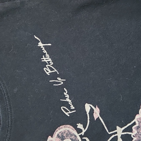 French Kitty Y2k Babydoll Fitted Graphic Tee shirt - Picture 2 of 6